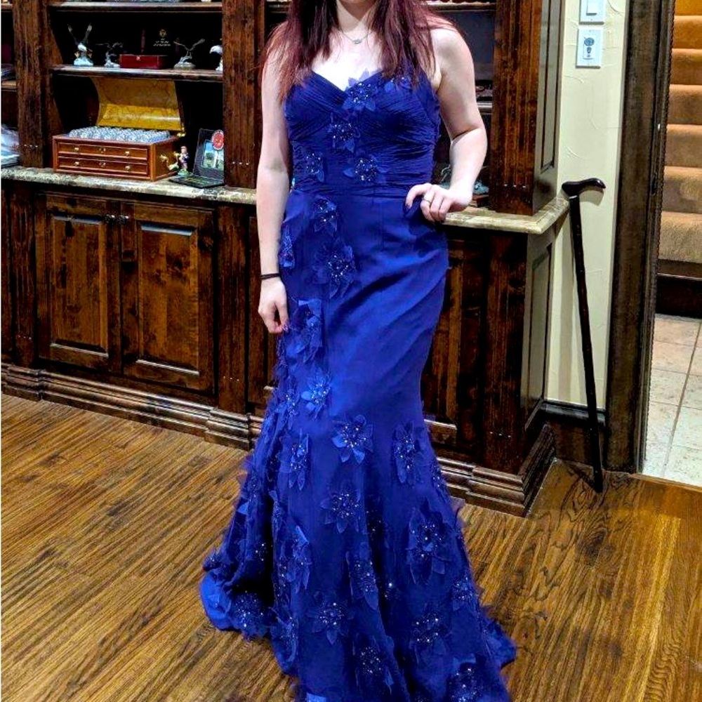 A purple dress